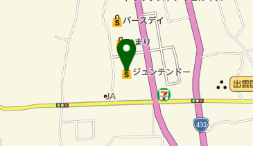ホームセンタージュンテンドー大庭店の地図画像