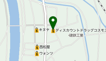 ディスカウントドラッグコスモス中吉田店の地図画像