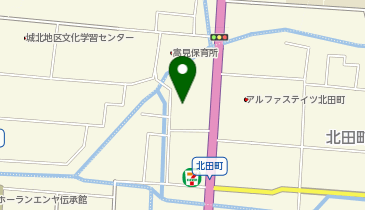 ドラッグストアウェルネス北田町店の地図画像