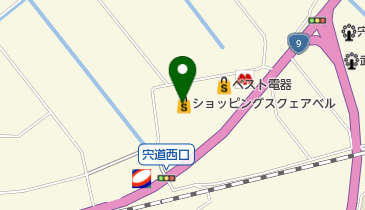 ショッピングスクェアベルの地図画像