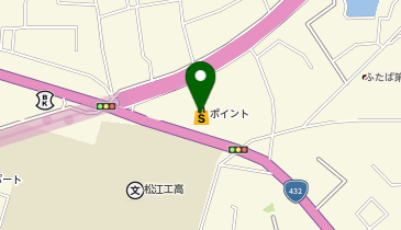 ポイント松江南店の地図画像