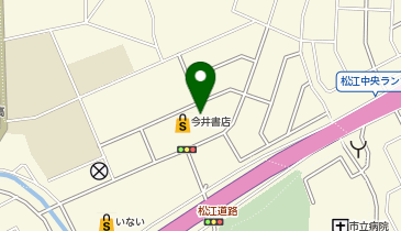 今井書店松江本店の地図画像