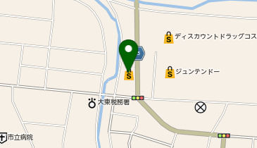 大東ショッピングセンターグリーンシティー文具・書籍コーナーの地図画像