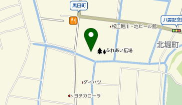 ブックオフ松江黒田店の地図画像