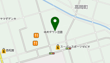 Luck Rackゆめタウン出雲店の地図画像