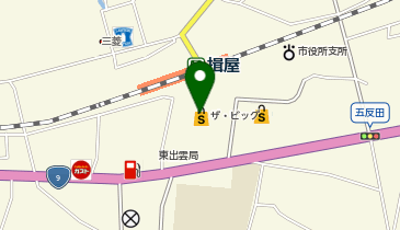 ザ・ビッグ東出雲店の地図画像