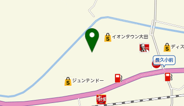 ダイソーイオンタウン大田店の地図画像