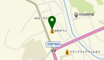 auショップゆめタウン浜田の地図画像