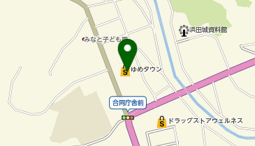 ドコモショップゆめタウン浜田店の地図画像