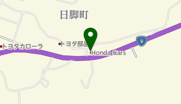 Honda Cars島根東浜田西店の地図画像