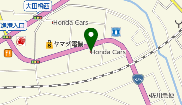 Honda Cars西島根大田西店の地図画像