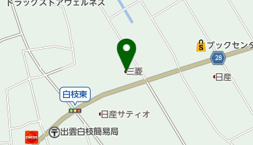 西日本三菱自動車販売出雲店の地図画像