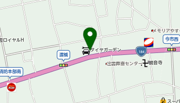 スバル中四国出雲店の地図画像