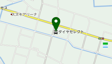 タイヤセレクト出雲の地図画像