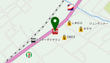 すき家9号江津店の地図画像