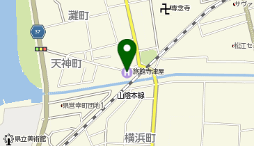 旅館寺津屋の地図画像