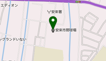 安来市野球場の地図画像