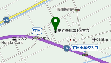 出雲市立斐川第1体育館の地図画像