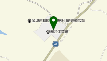 浜田市金城総合体育館の地図画像