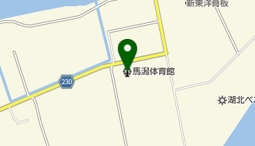 馬潟体育館の地図画像