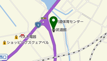 宍道武道館の地図画像