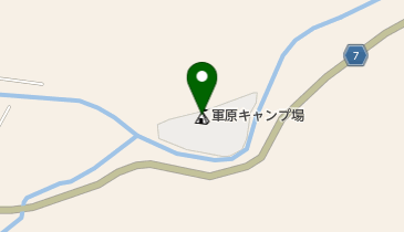 軍原キャンプ場の地図画像