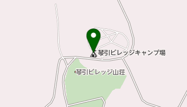 琴引ビレッジキャンプ場の地図画像
