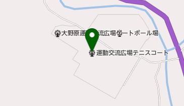 大野原運動交流広場テニスコートの地図画像