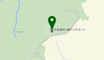 島根県立石見海浜公園テニスコートの地図画像