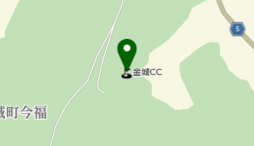 金城カントリークラブの地図画像