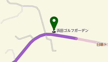 浜田ゴルフガーデンの地図画像