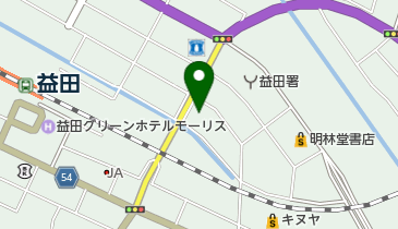 益田ボウリングの地図画像