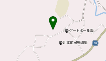 川本町民プールの地図画像