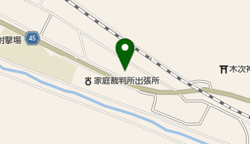 木次水泳プールの地図画像