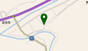 温泉水泳プールの地図画像