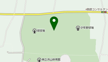 島根県立浜山公園補助競技場の地図画像