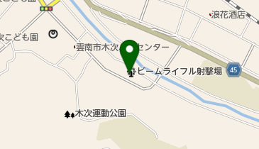 木次町ビームライフル射撃場の地図画像