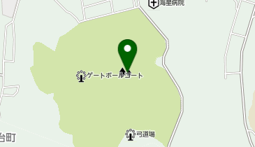 一の谷公園自由広場の地図画像
