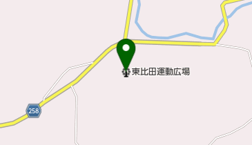 東比田運動広場の地図画像