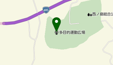 西ノ島総合公園多目的運動広場の地図画像