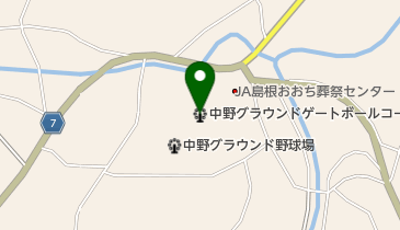 中野グラウンドゲートボールコートの地図画像