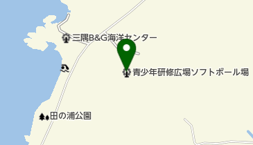 青少年研修広場ソフトボール場の地図画像