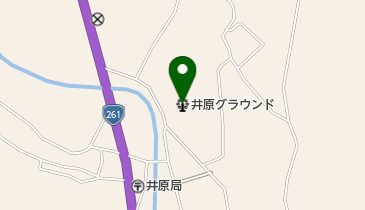 井原グラウンドの地図画像