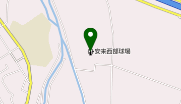 安来西部球場の地図画像