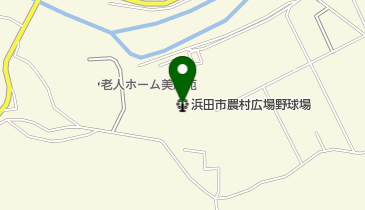 浜田市農村広場野球場の地図画像