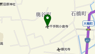 千手院の地図画像