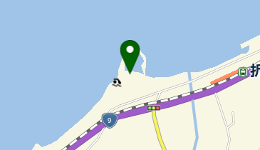 折居海水浴場の地図画像