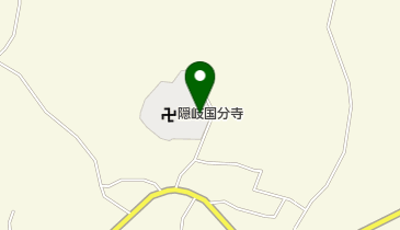 隠岐の牛突き大会の地図画像