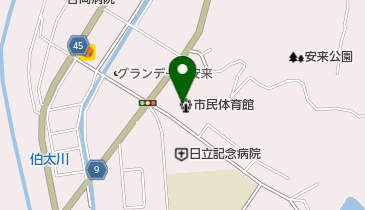 安来節全国優勝大会の地図画像