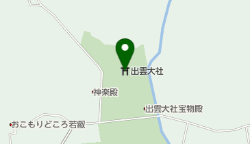 出雲大社神在祭の地図画像